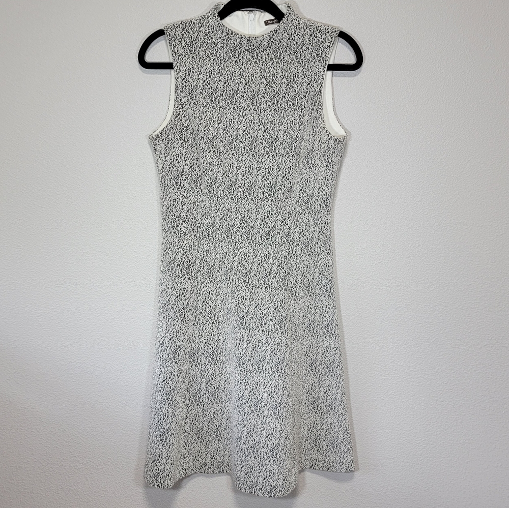 J.mclaughlin textured sleeveless swing dress